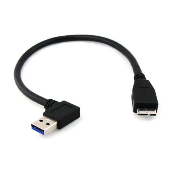 

Kabel Kątowy Usb 3.0 Usb Micro 3.0 Typ B Lewy