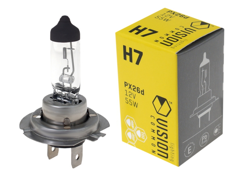 12V Car Bulbs H7 55W PX26d X-treme Vision 130 Double Pack Ampoules