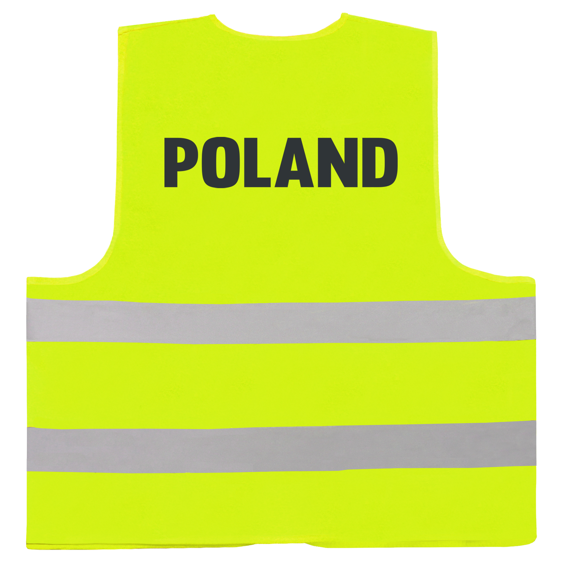 

Mocna Kamizelka Rowerowa Nadruk Poland Odblaskowy