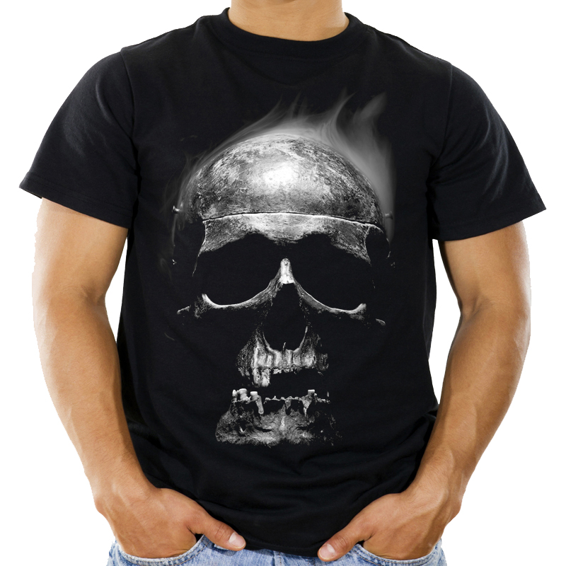 

Koszulka z czaszką t-shirt na halloween -L- Hq