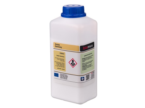 

Kwas Borowy borny ortoborowy czysty 1kg Biomus