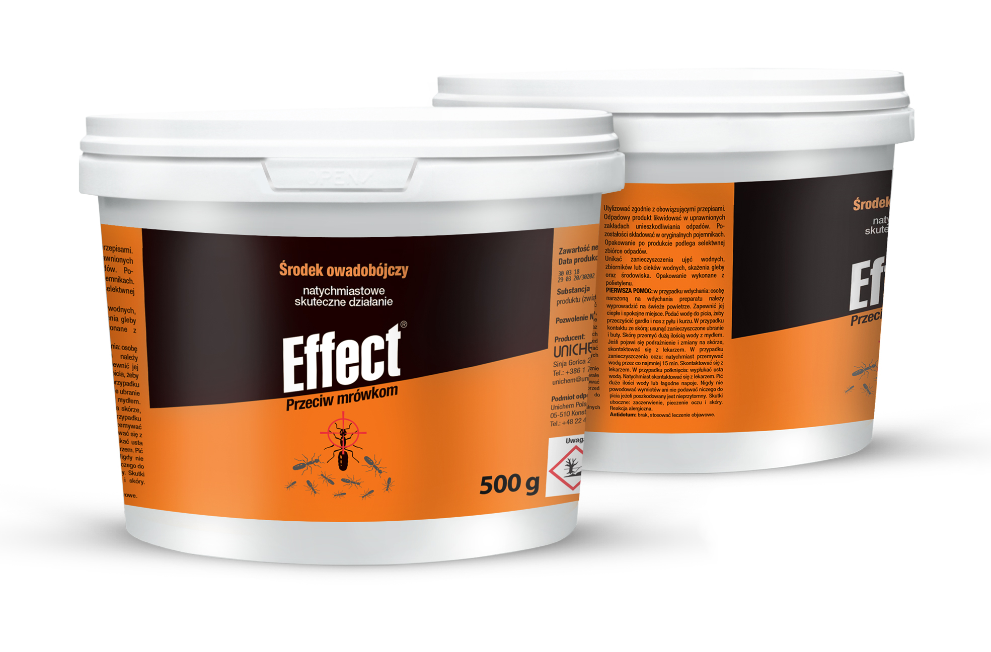 PRÁŠOK PRE MREVCE PLOŠICE EFEKT ŠVÁBY 500G Typ prášok