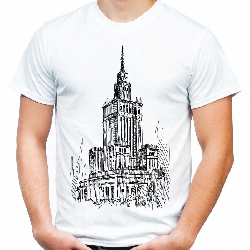 

Koszulka Z Pałacem Kultury i Nauki Pkin Hq -XXL