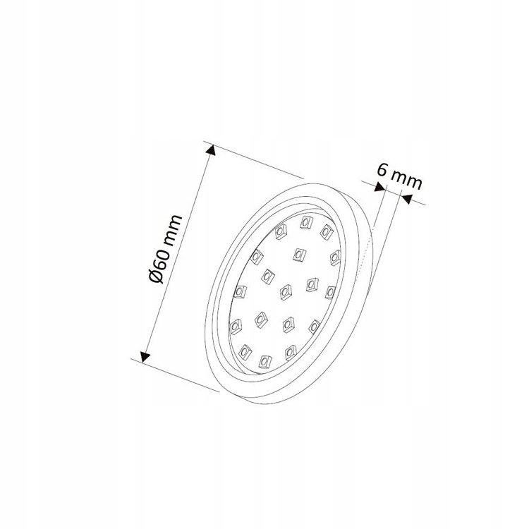 Oprawa LED ORBIT MASTER 3W 12V biały ciepły ALU Marka Design Light
