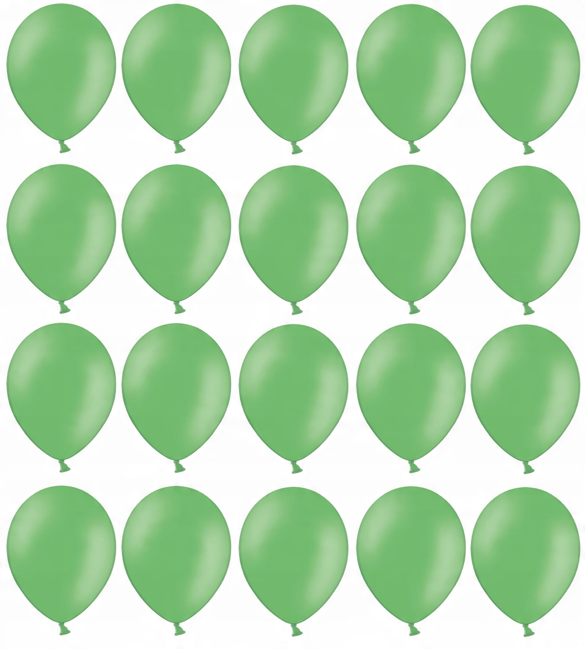 

Balony Jasne Zielone 25cm Pastelowe 20szt na ślub