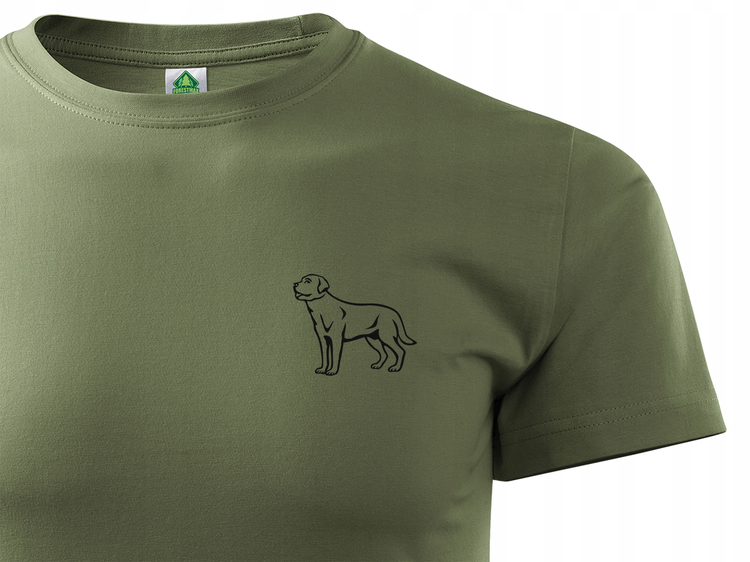 

Modna Koszulka T-shirt Super Nadruk Labrador - XXL