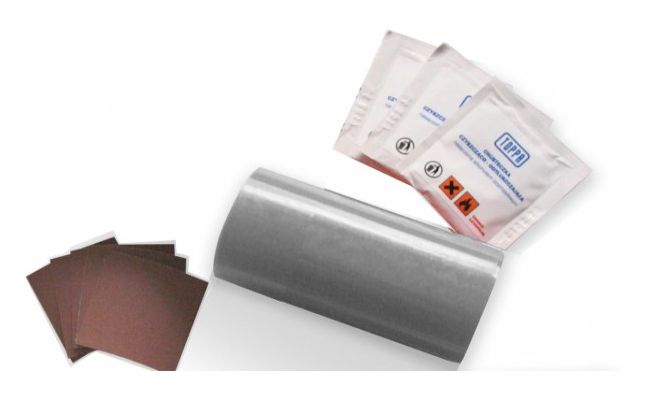Zestaw Naprawczy Taśma Do Łatania Plandeki Szara