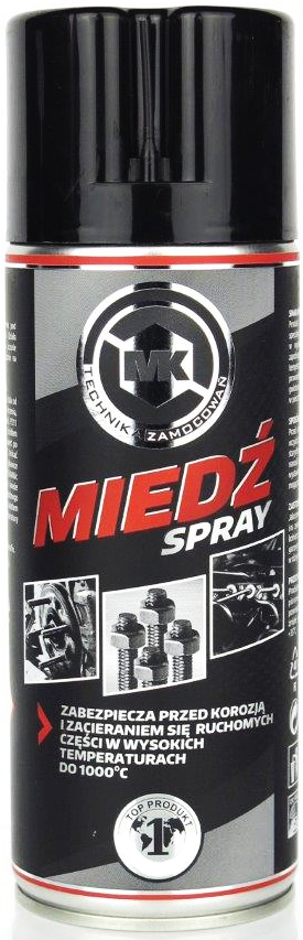 

Smar spray miedziany miedziowy do 1000°C 400ml