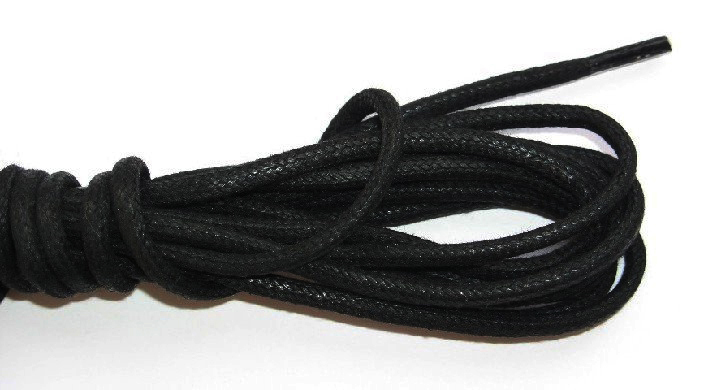 Шнурки для ГЛАНЫ 80 см черные