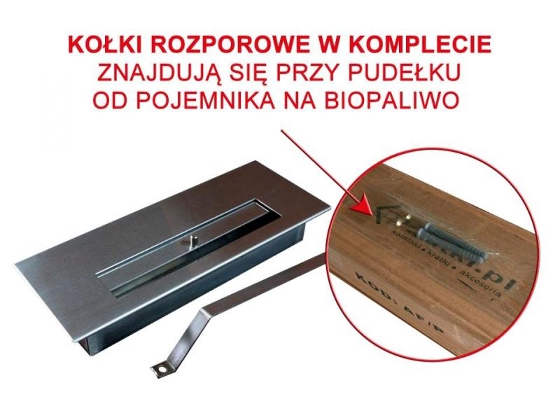 Biokominek bezdymny NOVEMBER czarny TUV ECO Kolor czarny