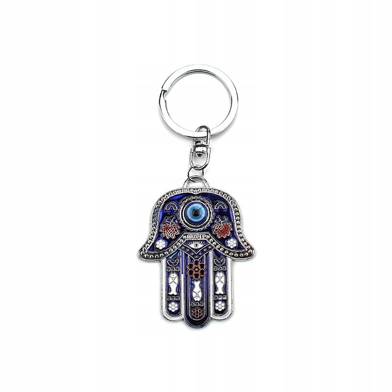 

Piękny Brelok Oko Proroka Kolorowa Hamsa Evil Eye