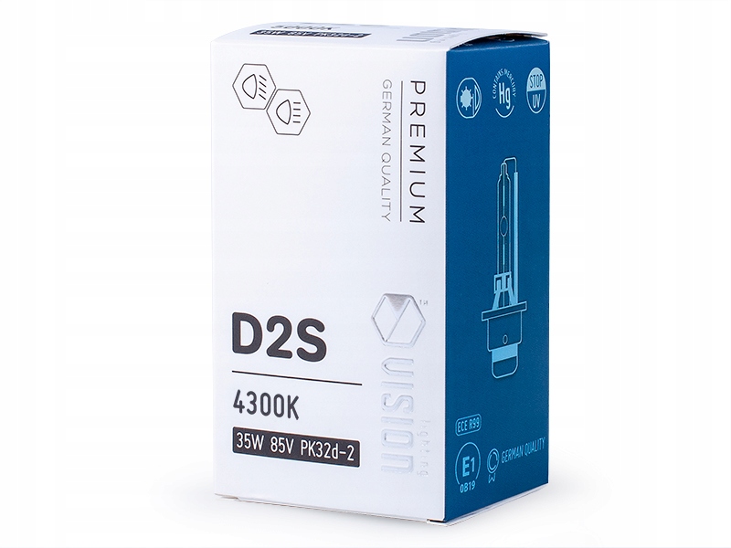 VISION D2S PREMIUM ŻARÓWKA ŻARNIK XENON 4300K Numer katalogowy części 86762