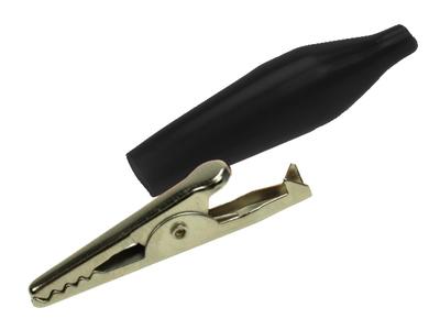 

Krokodylek czarny izolowany 41,5mm żabka x5szt