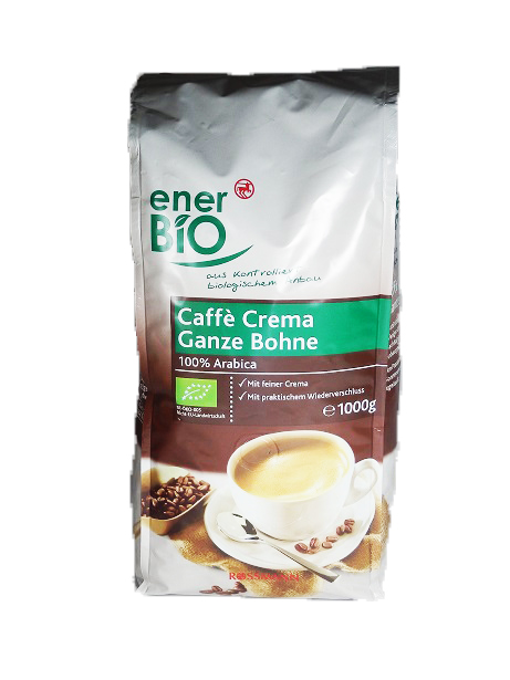 Kawa Ziarnista Ener Bio 1kg Crema z Niemiec