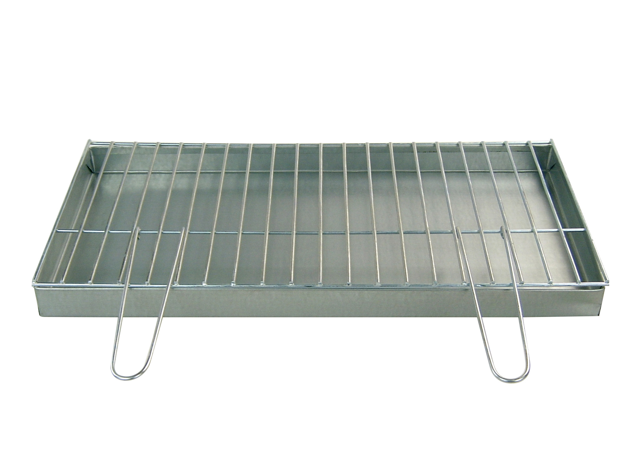 Rošt 60x30 cm, průměr 4 mm popelník – skládací rukojeti