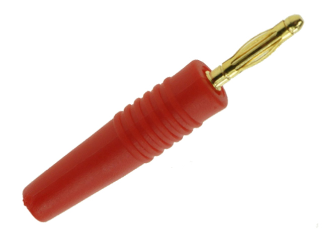 

Amass Wtyk bananowy 2mm czerwony złocony 25.205.1