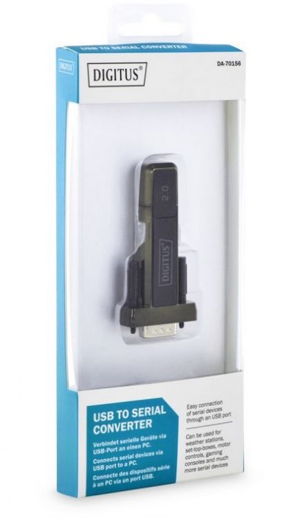 Digitus konwerter z USB na RS232 COM FTDI DA-70156 Zastosowanie Szeregowe RS