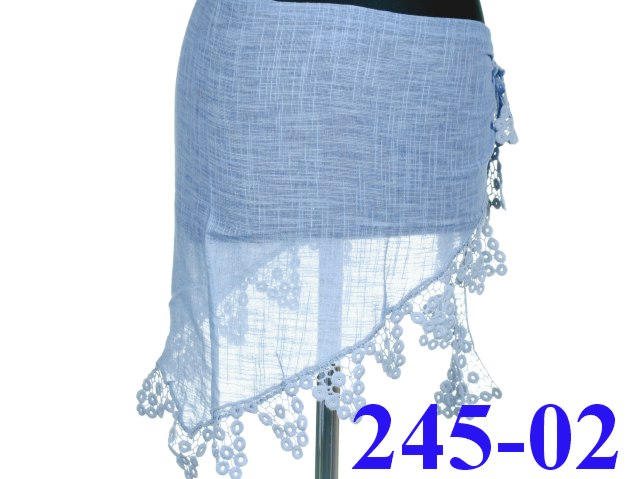 CHUSTA PLAŻOWA TRÓJKĄTNA PAREO - WAKACJE - 02