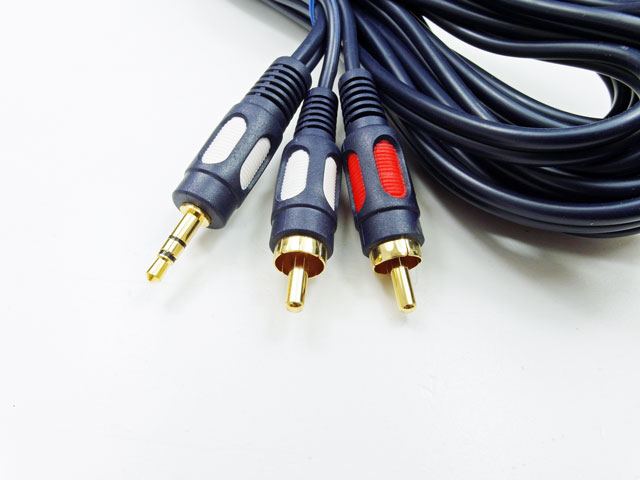 

Vitalco kabel przewód jack 3,5/ 2 rca chinch 10,0m