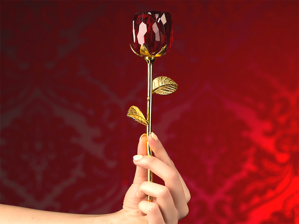 KRYSZTAŁ RÓŻA PREZENT ROCZNICA ŚLUBU 1 20 30 40 50 Kod producenta 0268