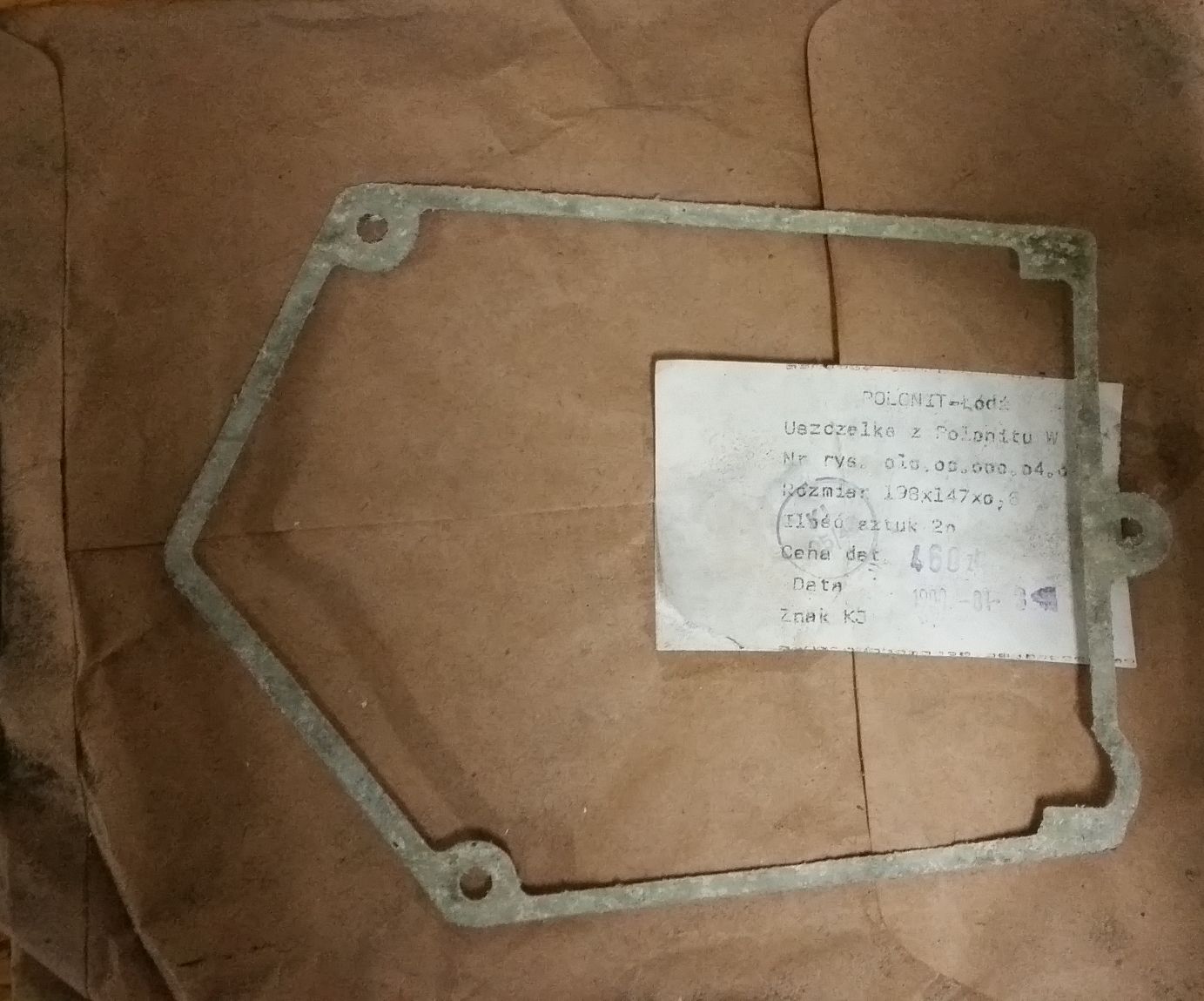 

Uszczelka pokrywy lewej Komar Romet z zapasów Prl