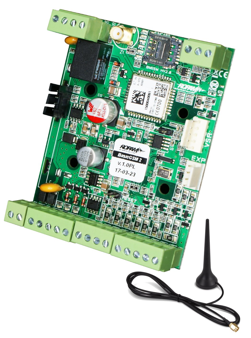 

Ropam BasicGSM 2 Powiadomienie Gsm Sms Antena