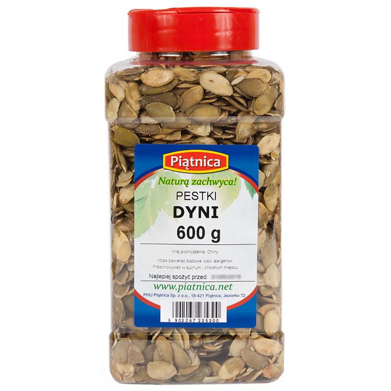 Tekvicové semená, tiež Lúpané Jar 600 g PIĄTNICA
