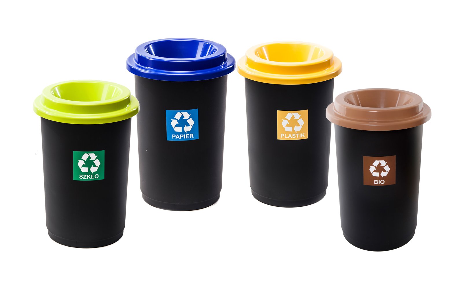 

Zestaw Kosz Do Segregacji Śmieci 50L Eco Bin 4 szt