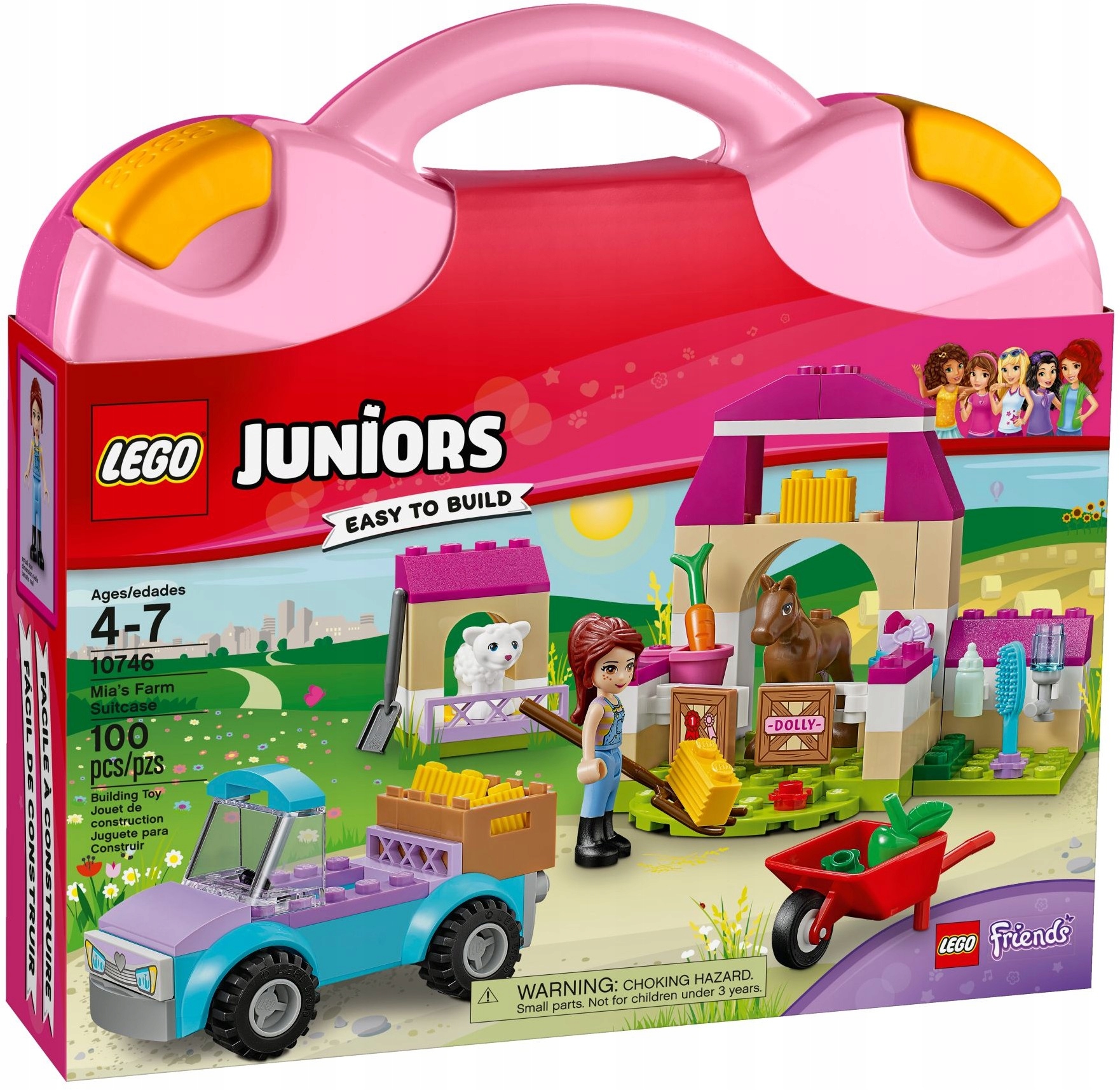 LEGO JUNIORS 10746 FRIENDS STAJNIA STADNINA KONIK