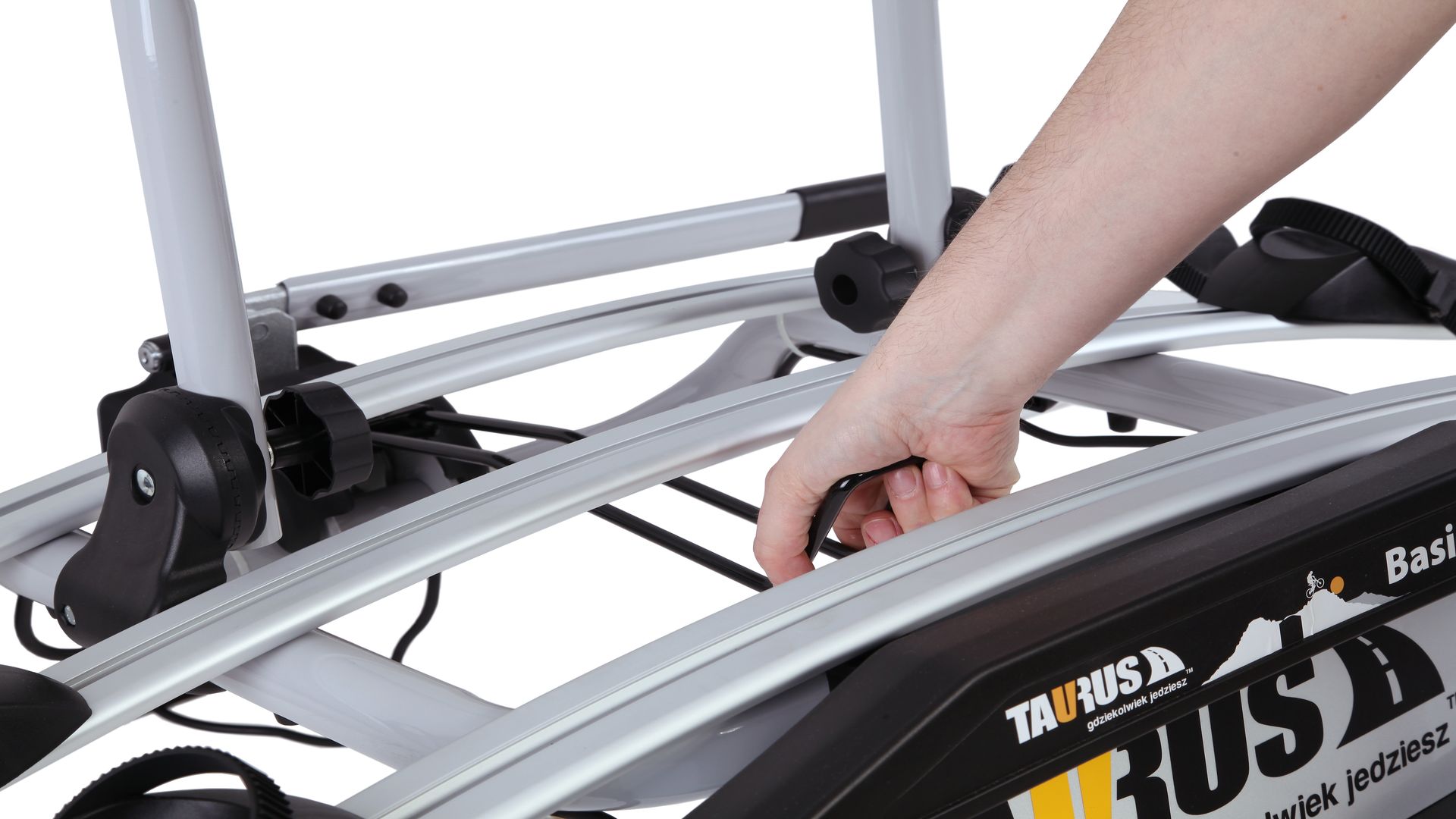 Basic Plus 3 BAGAZNIK ROWEROWY NA HAK 3 rowery Model Basic Plus 3