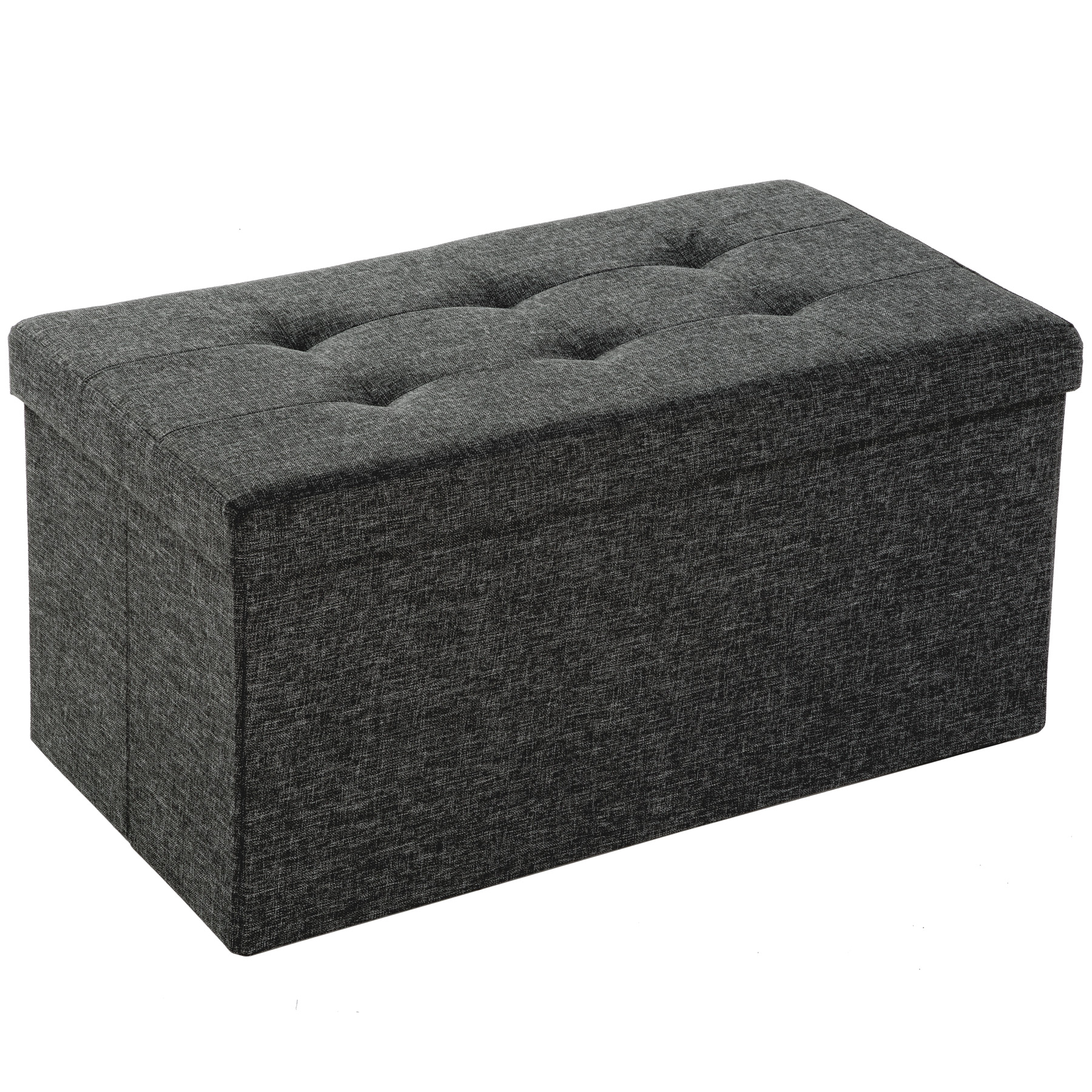 

Pufa składana 76 x 38 x 38 cm schowek 402235