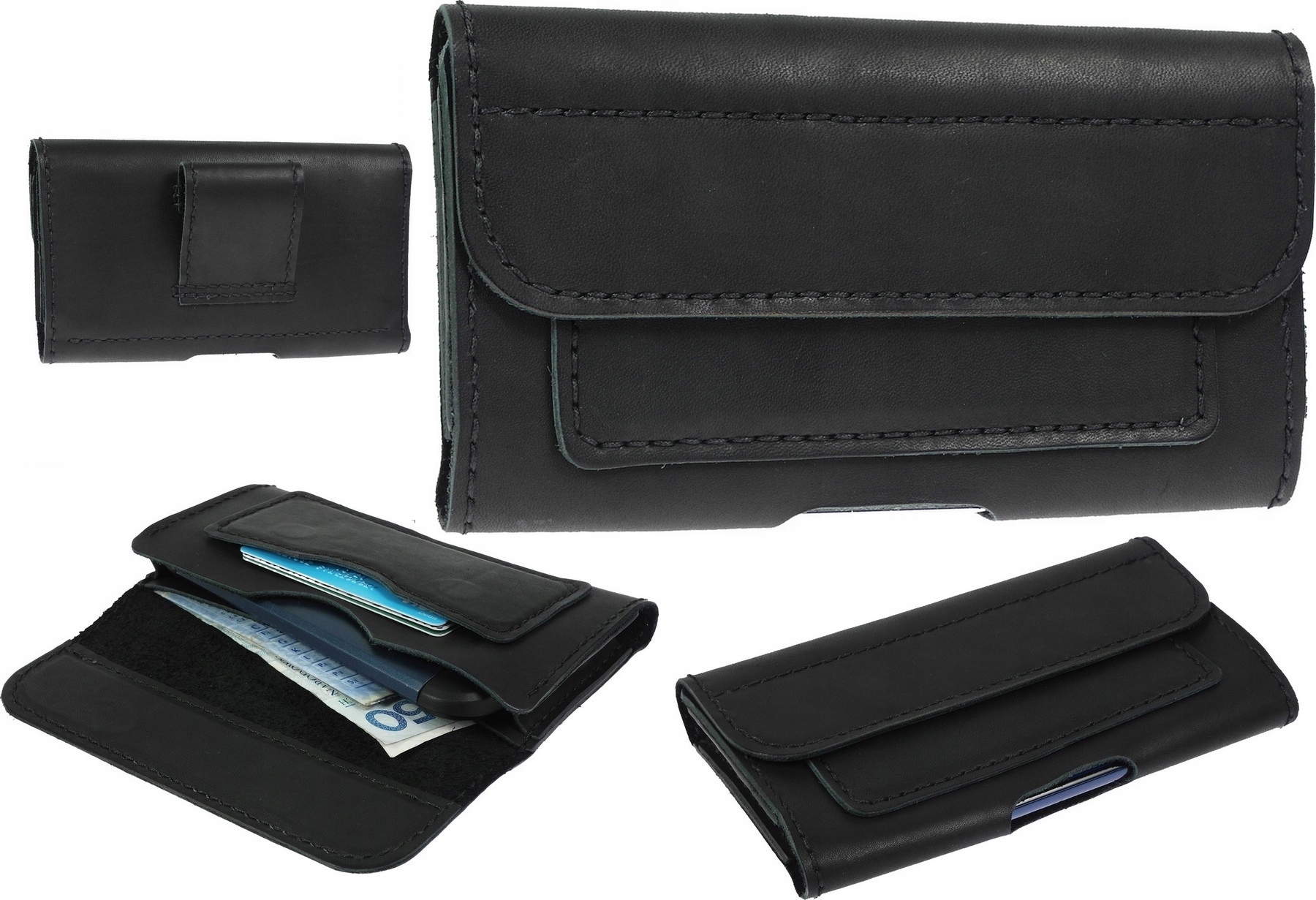 Kožená Taška R. Šitá Bk Samsung Galaxy A50