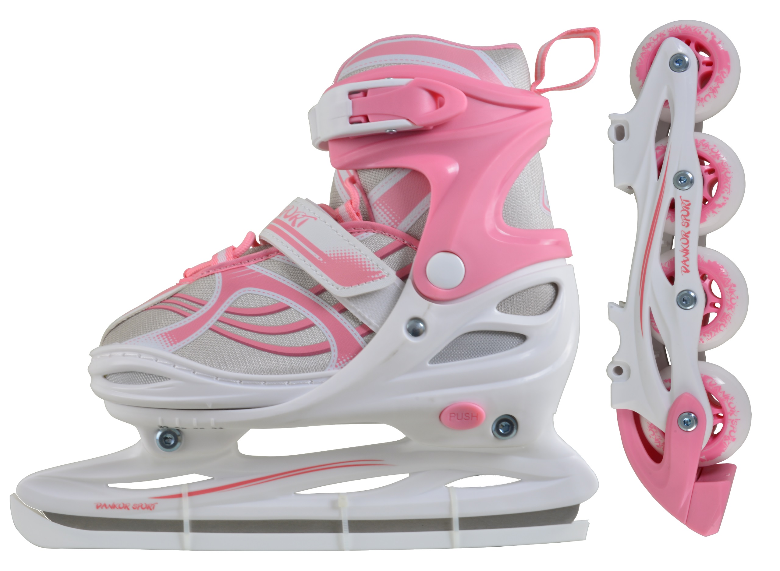 Да, конечно, РОЛИКИ 2in1 роз 34-41 ABEC 5 МОДЕЛЬ 2017