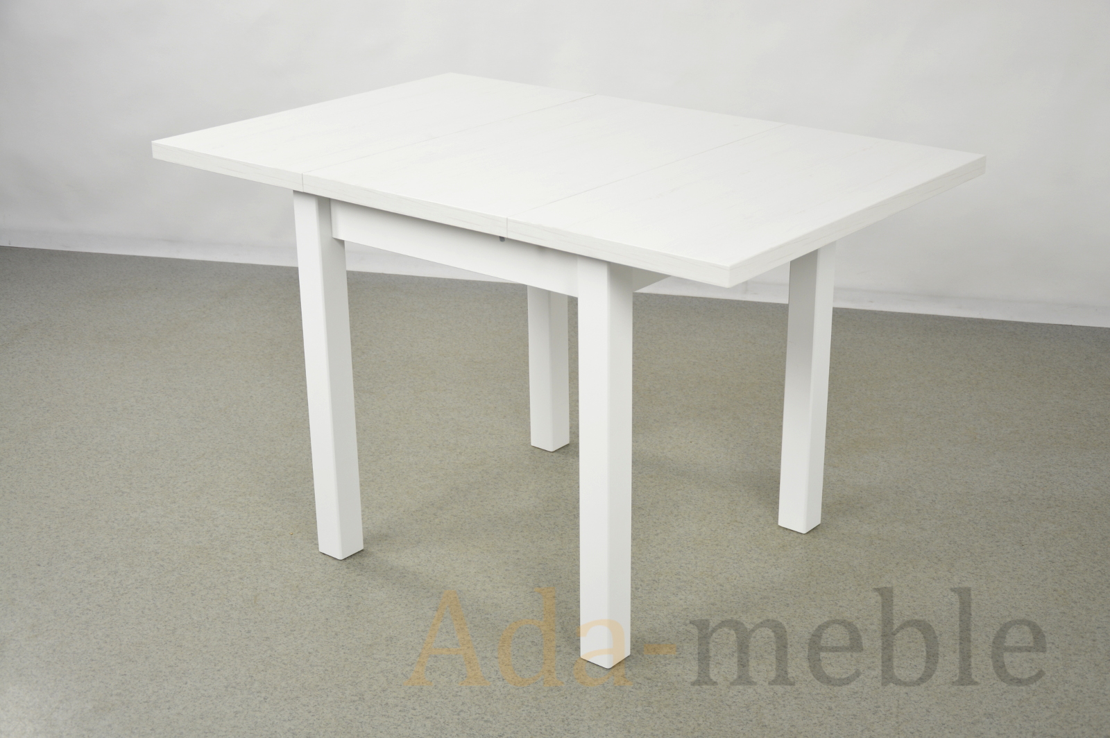 Rozkładany stół 90x90 cm drewniany różne kolory Kolor mebla biały