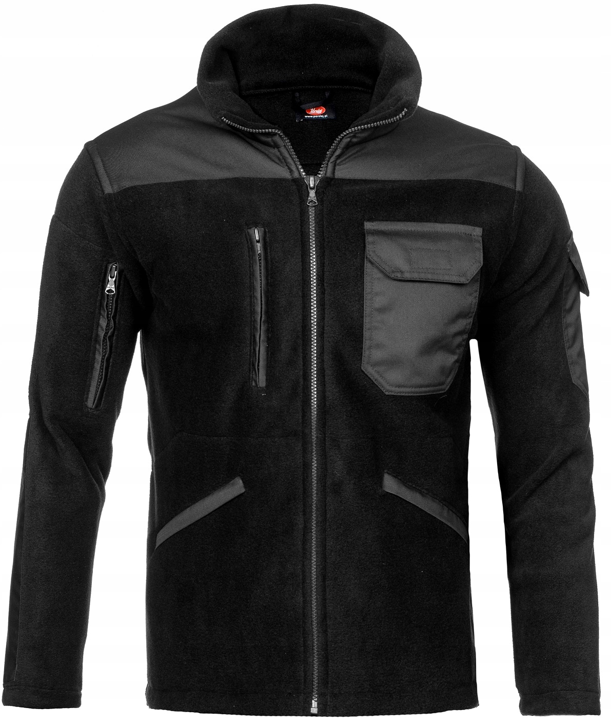 

Polar bluza Polarowa kurtka Czarny wzmocnienia L
