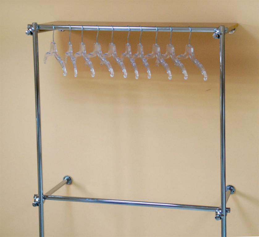 REGAŁ Z PÓŁKĄ 1x2m STOJAK WIESZAK NA UBRANIA c1 Typ stojak