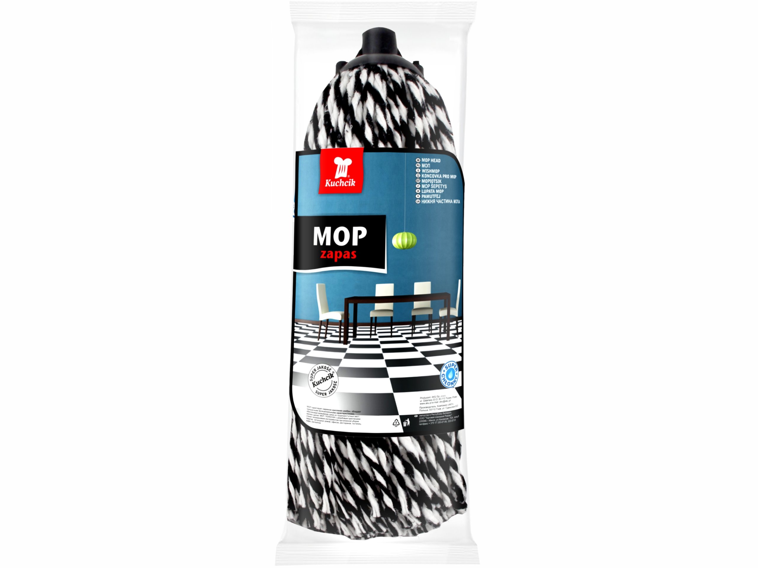 

Mop sznurkowy zebra uniwersalny zapas końcówka