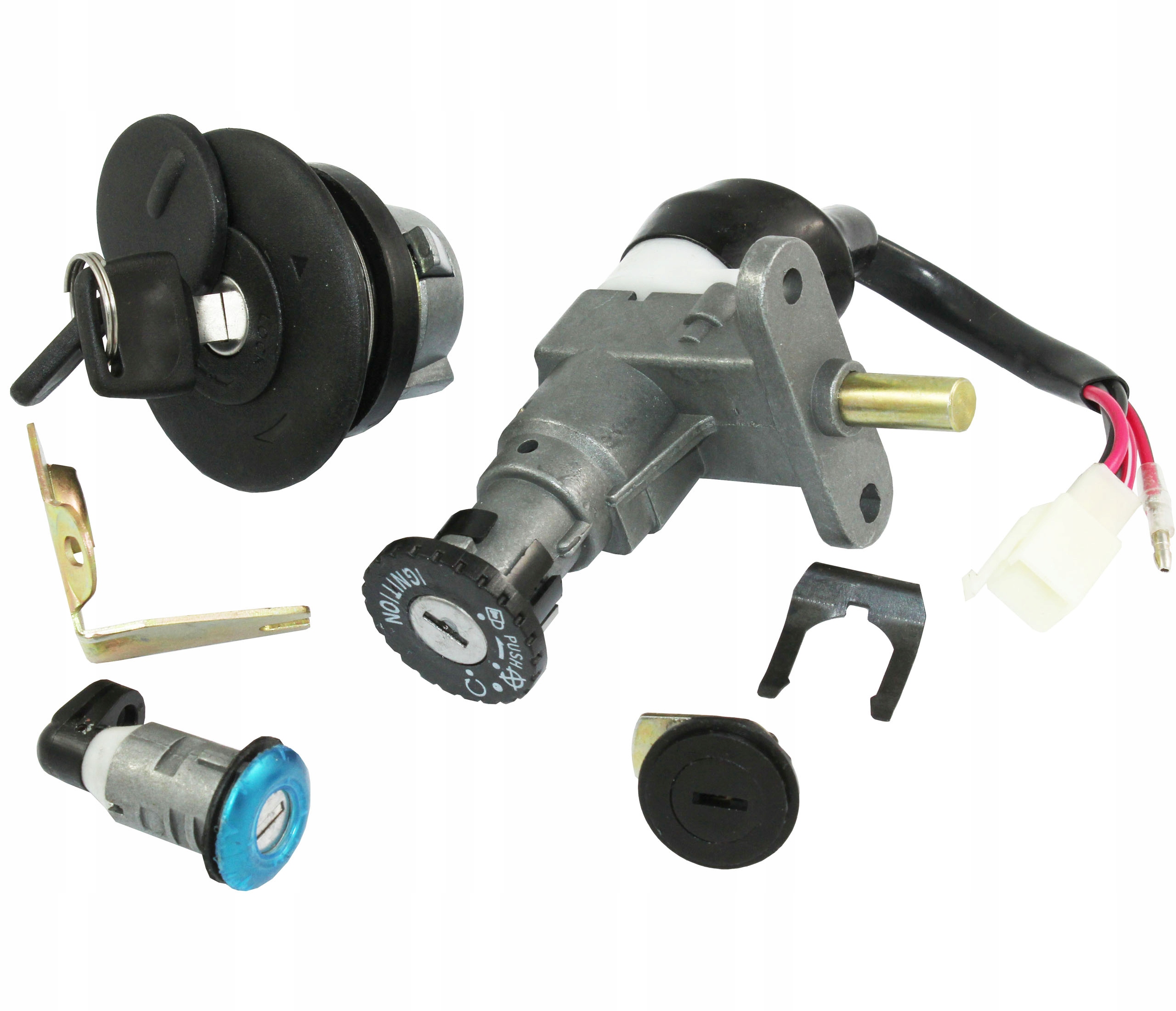 543535 - СКУТЕР CPI HUSSAR 2Т КЛЮЧ ЗАПАЛЮВАННЯ ЗАМОК СТОПОР КЛЮЧ 7X