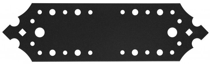 ŁĄCZNIK PŁASKI OZDOBNY PŁYTKA 230x65x2,5 SDLP6