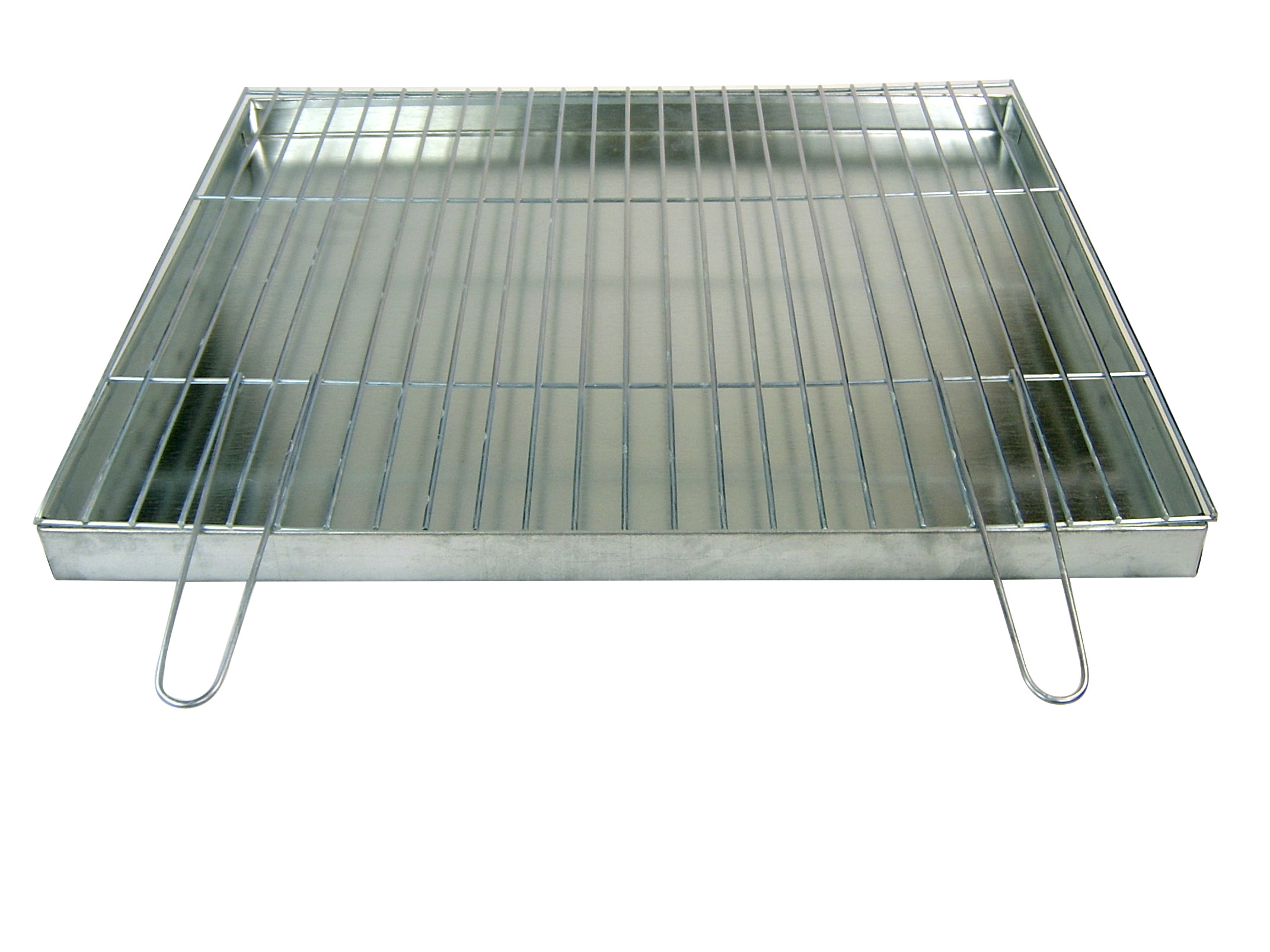 Rošt 70x60cm fi 4mm + popol - skladacie rukoväte