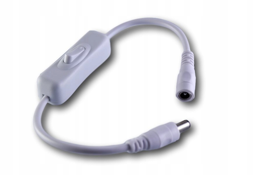 Włącznik + gniazdo DC + wtyk wtyczka DC Typ złączka