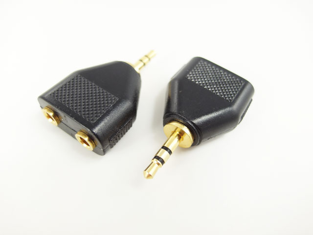 

rozgałęziacz mini jack 2x gn mini jack gold