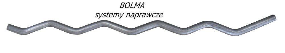 

Rura Gięta Kolanko Wężownica Tłumik 45 st Fi 50