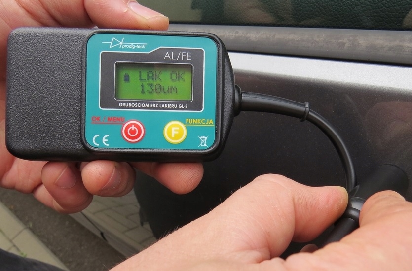 PRODIG-TECH MIERNIK GRUBOŚCI LAKIERU GL-8S CZUJNIK Model GL-8s