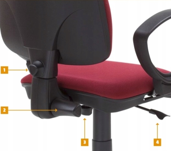 Krzesło dla dziecka do biurka CZARNE PERFECT GTP Kod producenta PERFECT PROFIL TS02 GTP2