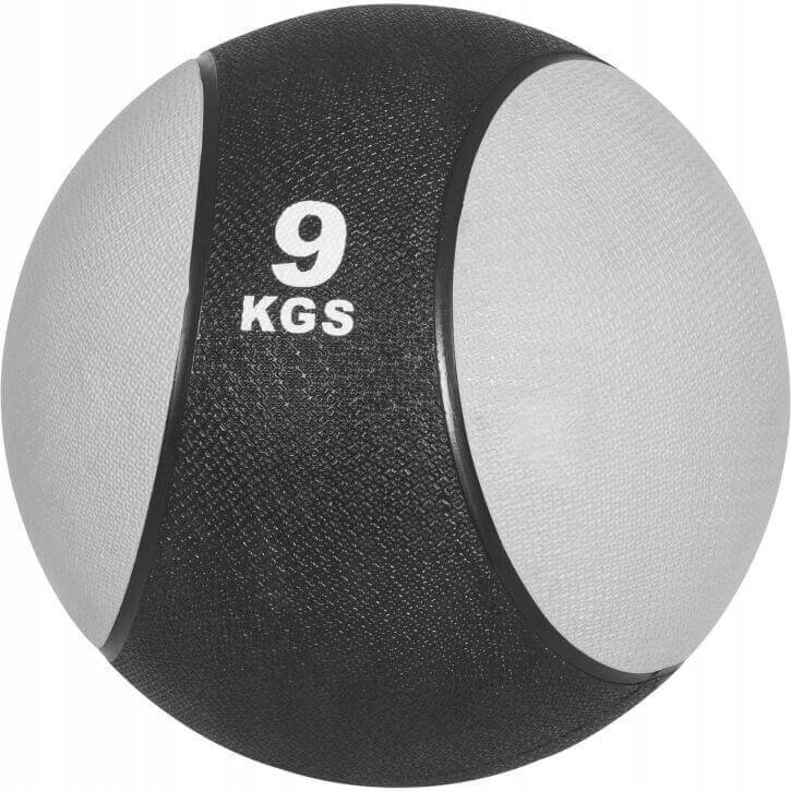 

Piłka lekarska rehabilitacyjna 9 kg Crossfit guma
