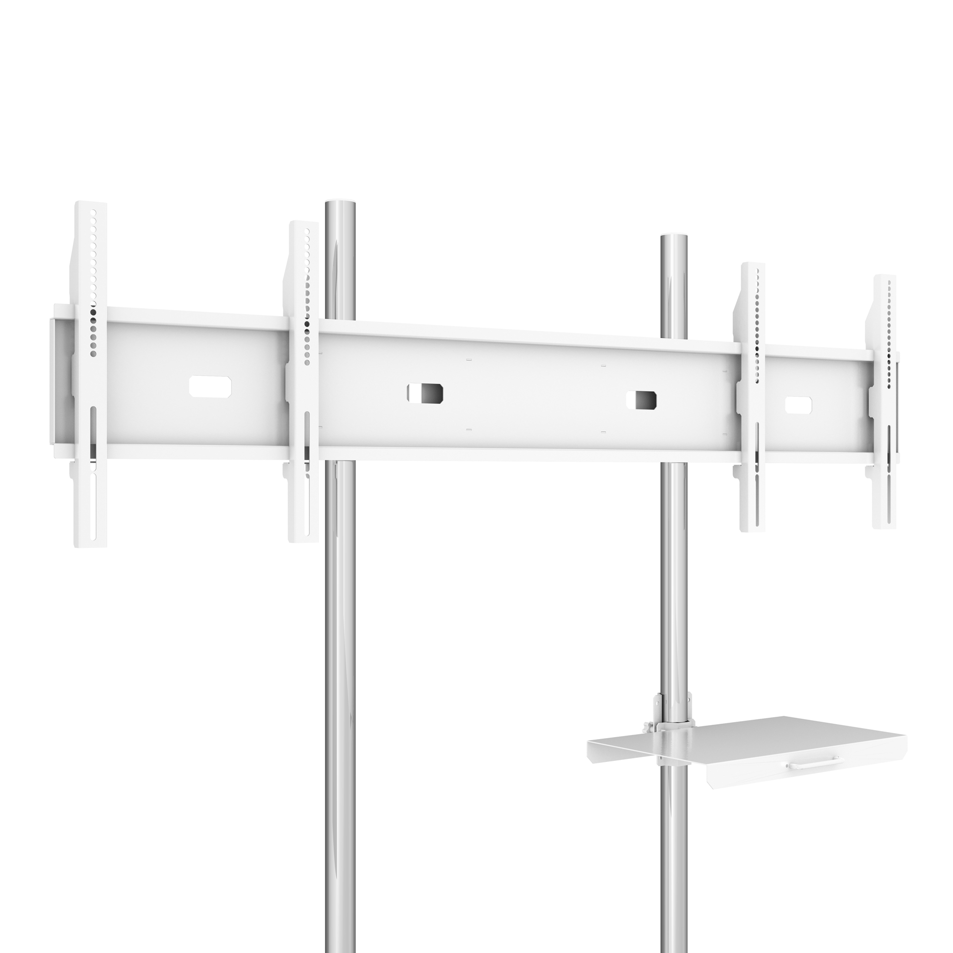 STOJAK STAND WÓZEK STATYW PODSTAWA 2 MONITORY TV Wysokość 153 cm