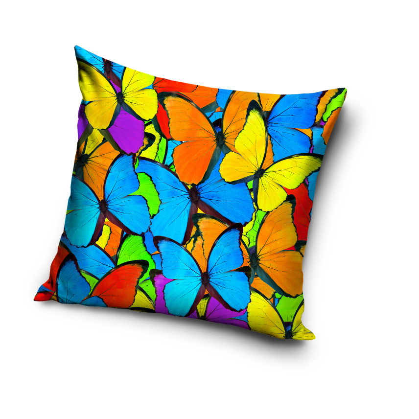 

Poszewka Motyle 40x40 Kolorowa 3D
