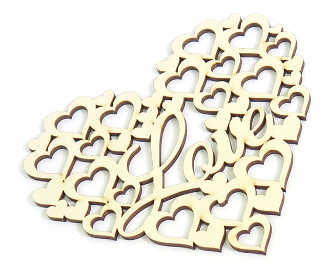 

Decoupage Dekor Ażurowe Serce Love 150x140mm RW65