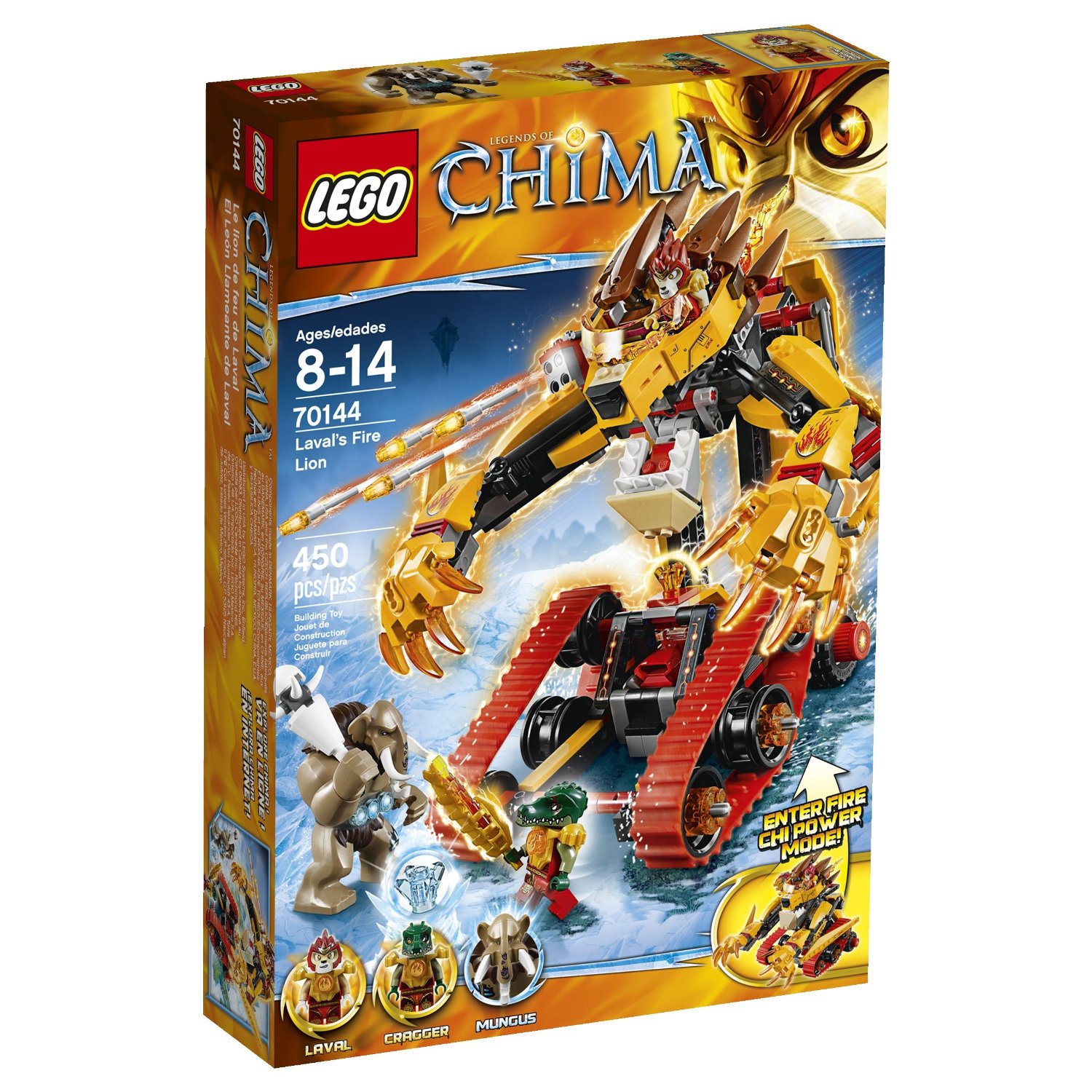 Lego Chima 70144 Legends of Chima Ognisty pojazd Lavala